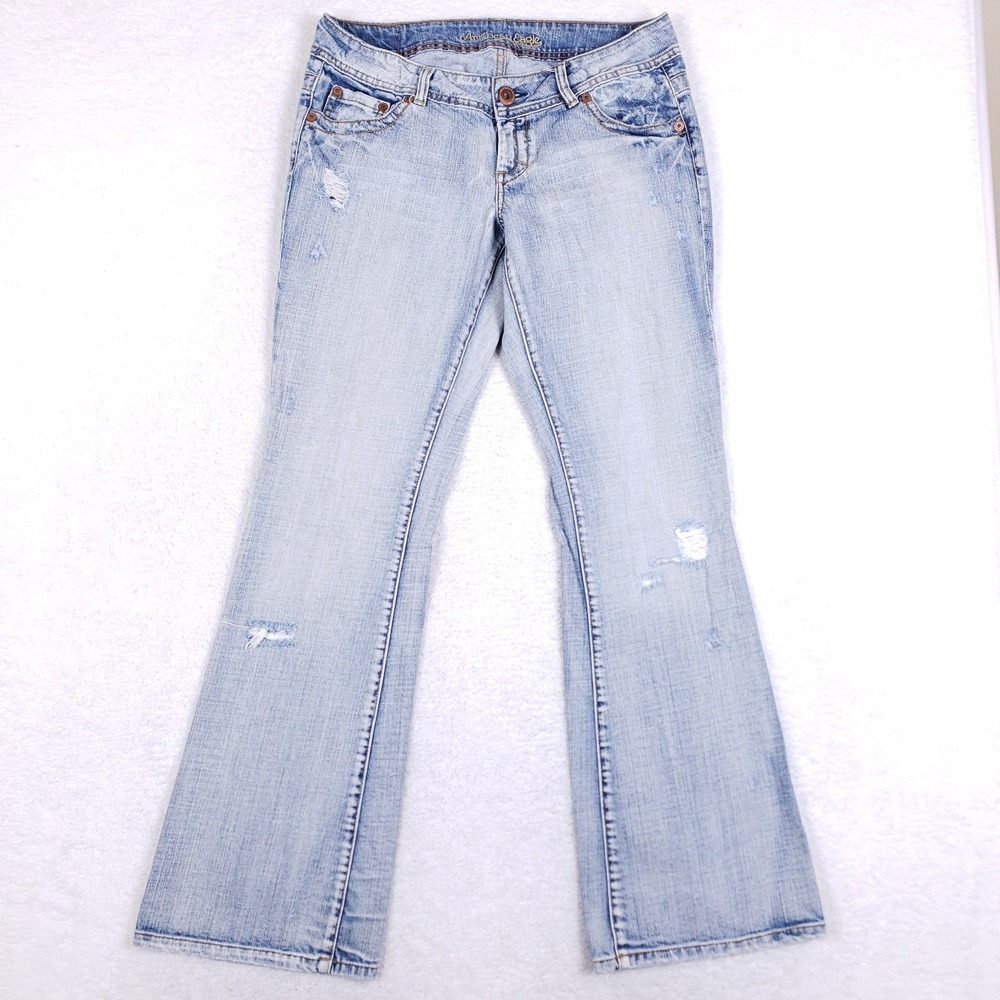 American Eagle Outfitters Light Blue Flare Jeans